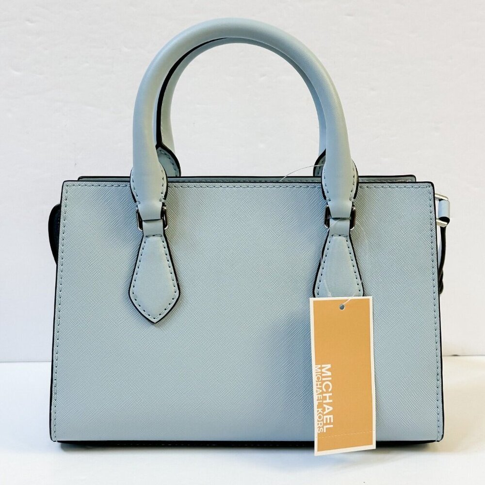 Michael Kors Sheila Small Satchel – Vista Blue - Picture 2 of 10
